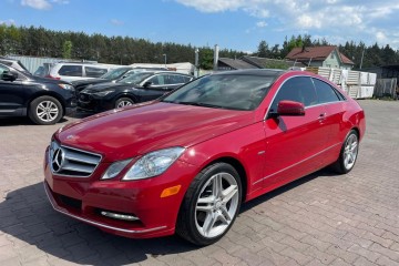 2012 Mercedes-Benz E350 Coupe na placu w POLSCE po akcyzie Faktura FV